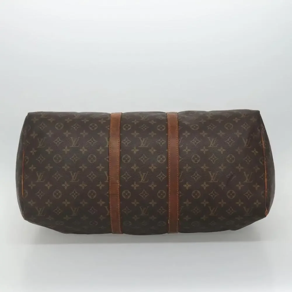 LOUIS VUITTON Monogram Keepall 55 Boston Bag M41424